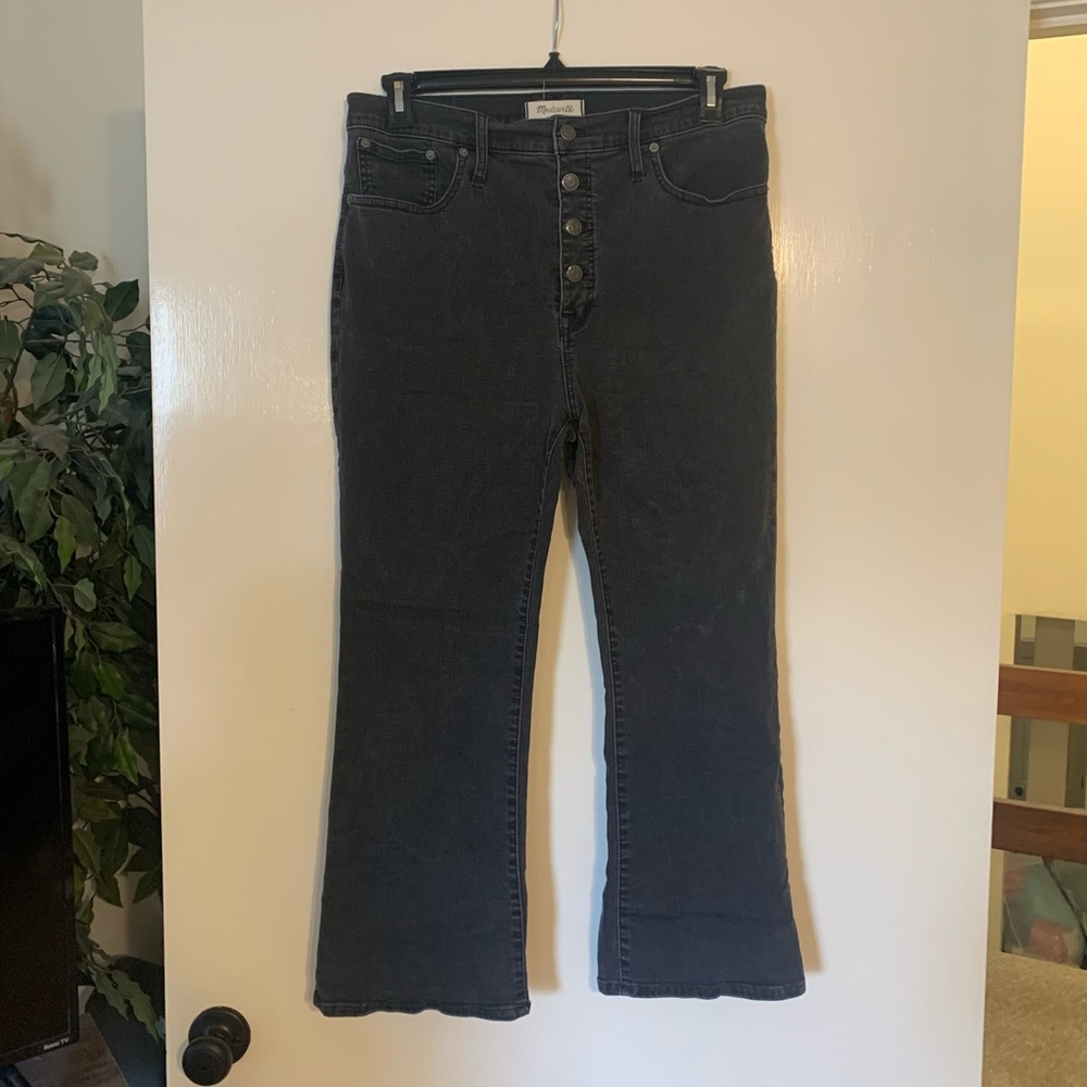 Madewell washed black jeans